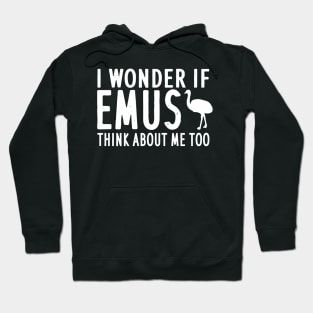 Funny emu saying owner girl gift Hoodie